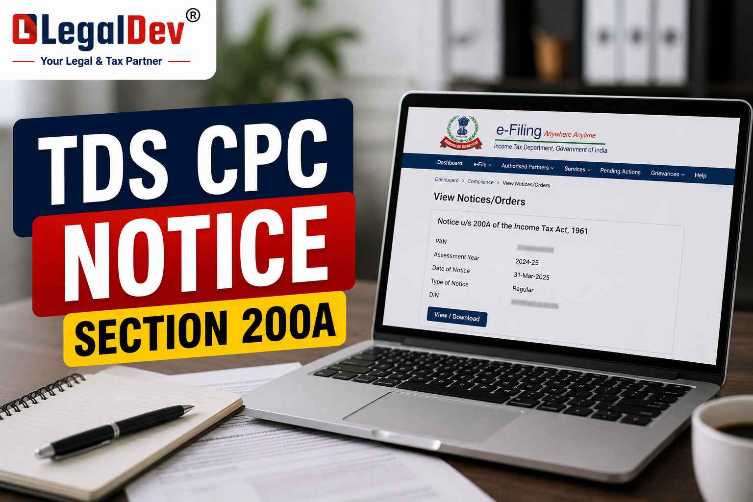 TDS CPC Notice Section 200A